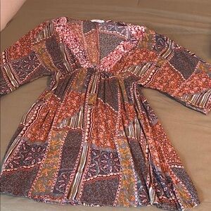 Bohemian Patchwork Women’s Dress
